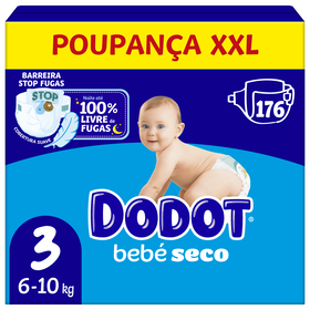 Fraldas Bebé Seco 6-10kg T3
