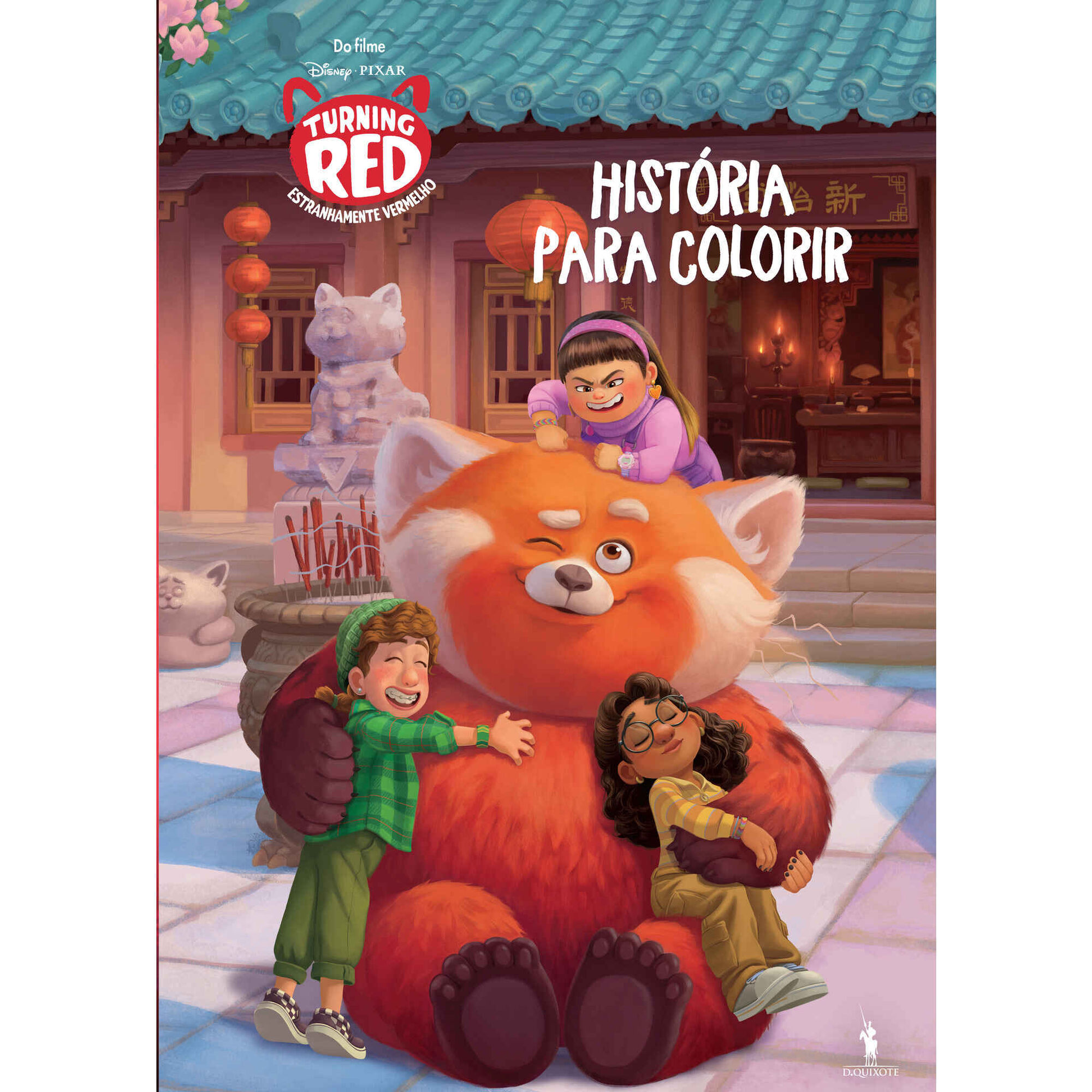 Turning Red - Estranhamente Vermelho - História Para Colorir