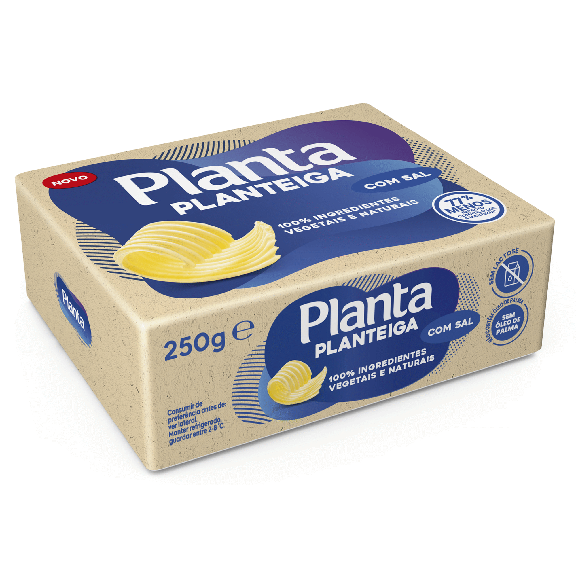 Creme para Barrar Planteiga com Sal Wrapper