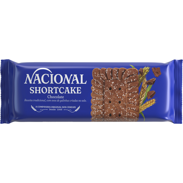 Bolachas Shortcake de Chocolate Nacional