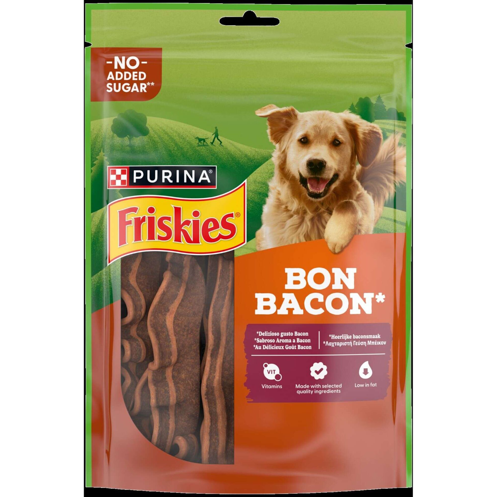 Snack para C&atilde;o Bon Bacon Purina Friskies