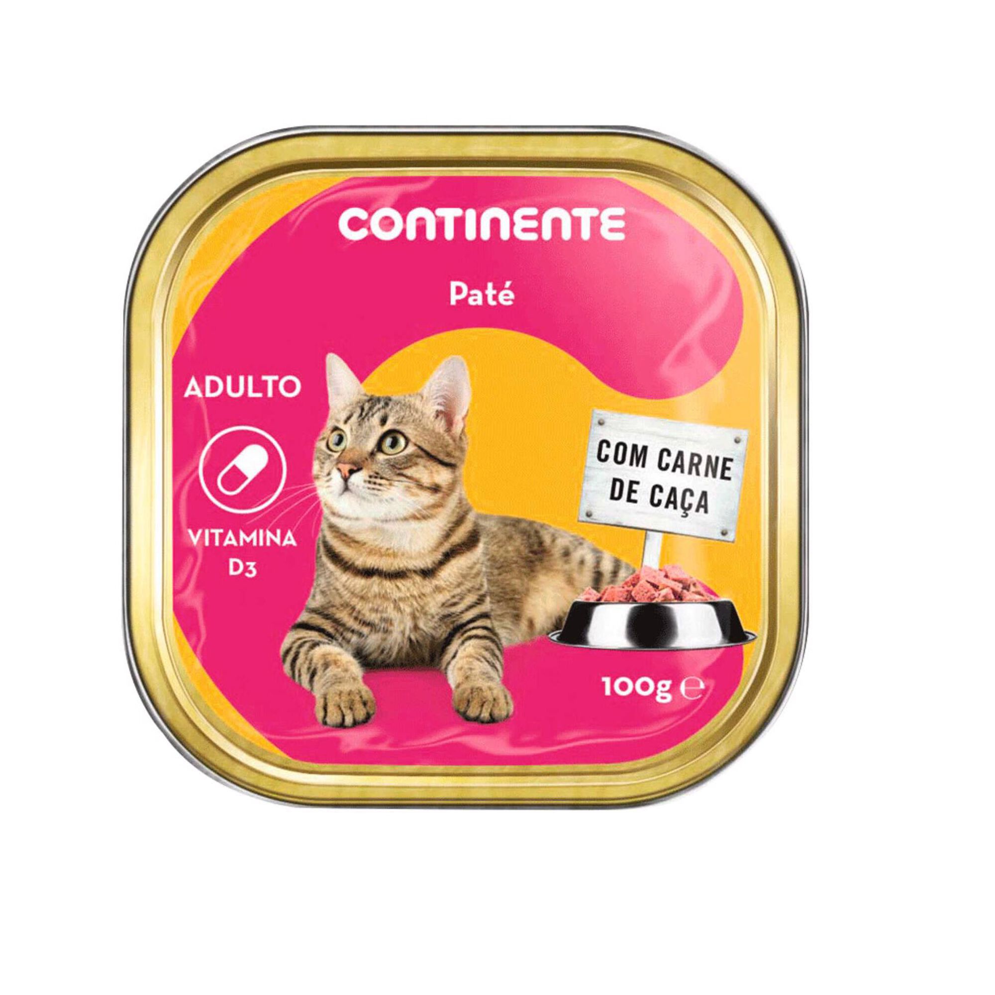 Comida Húmida para Gato Adulto Patê Carne de Caça Terrina Comida Húmida para Gato Adulto Patê Carne de Caça Terrina