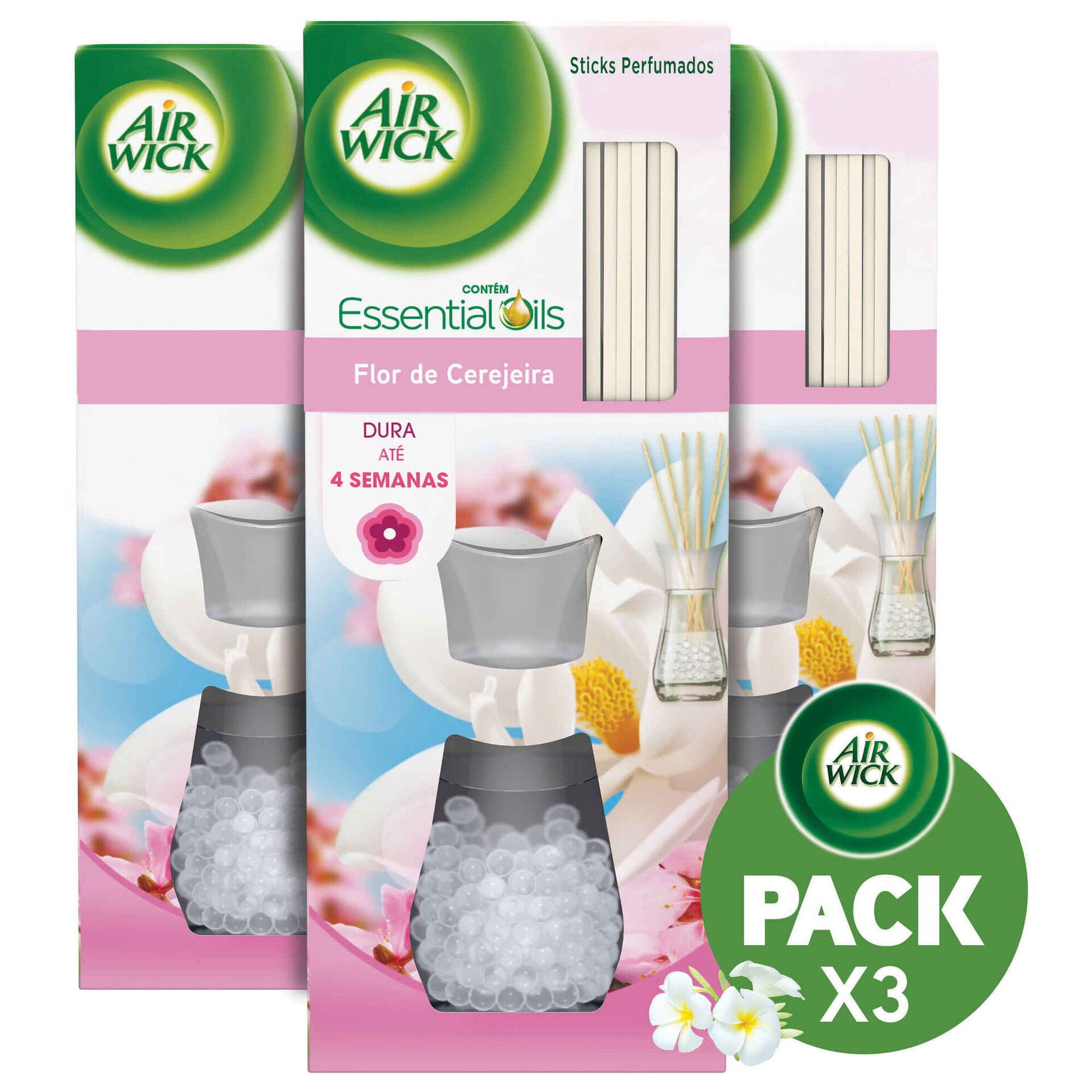 Ambientador Stick Perfumado Flor de Cerejeira