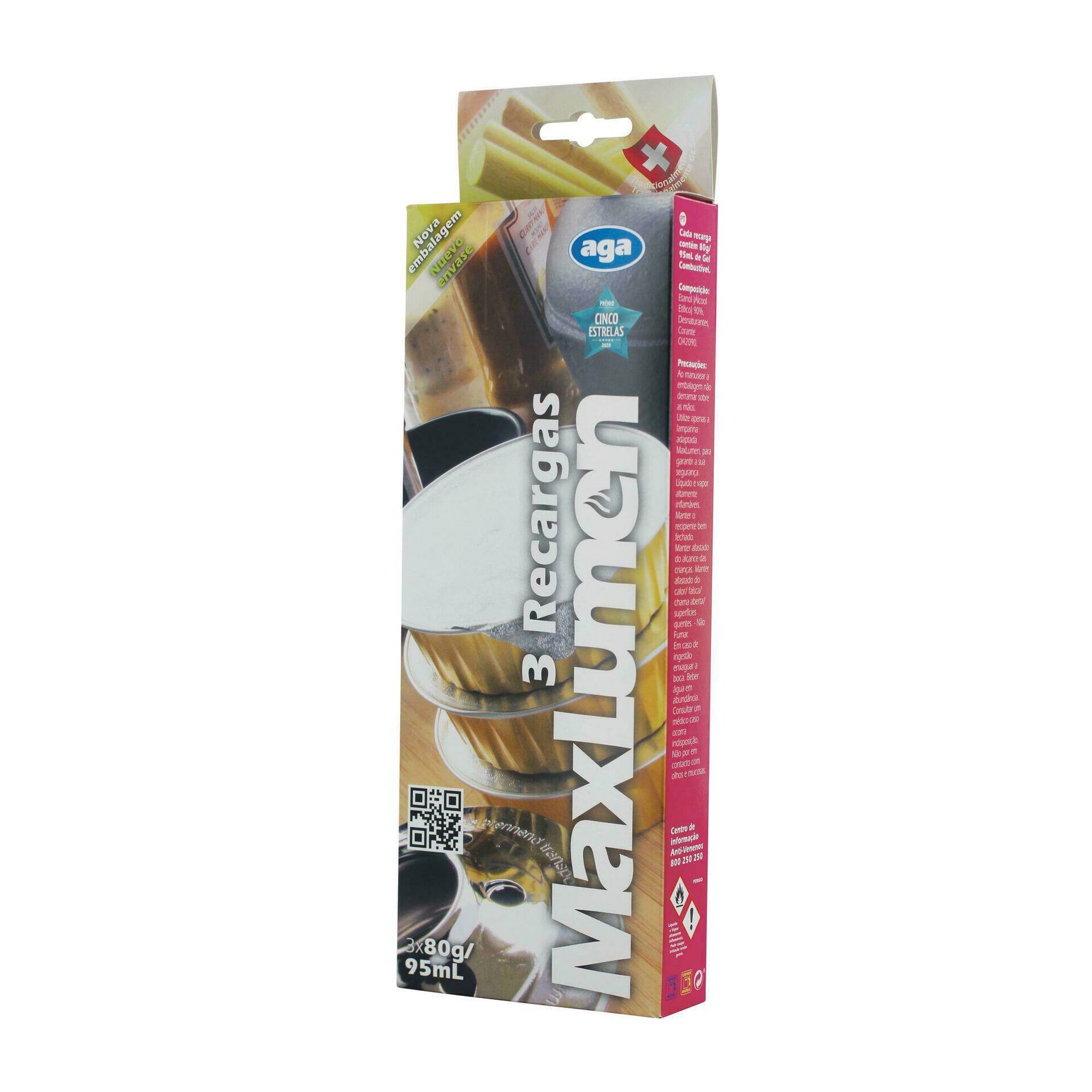3 Recargas Gel Combustível para Fondue 3 Recargas Gel Combustível para Fondue