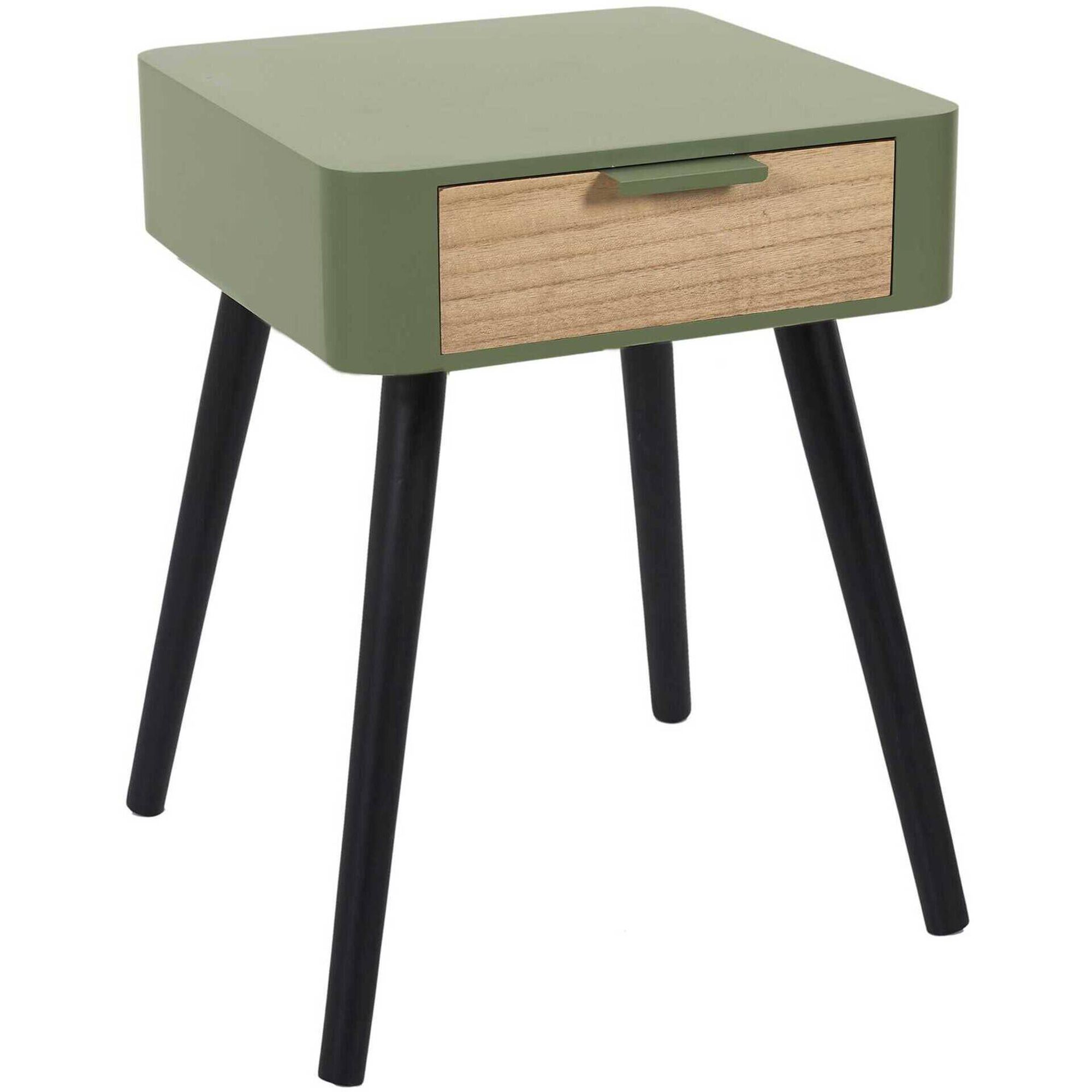 Mesa Cabeceira Verde Caqui