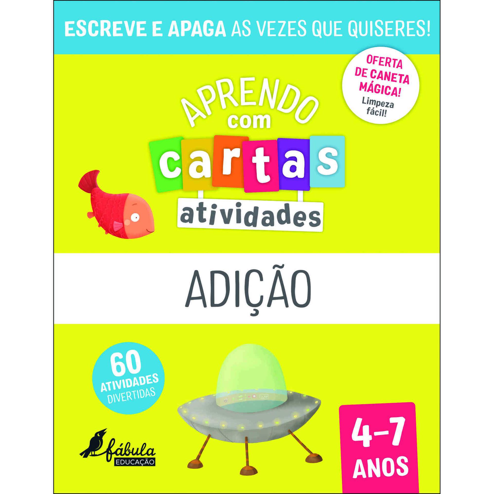 Aprendo com Cartas - Adição (4-7 Anos)