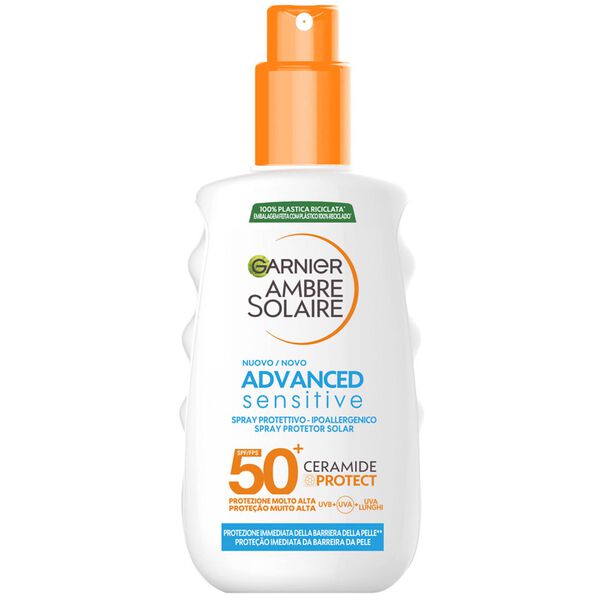 Protetor Solar Spray Sensitive Advanced FPS 50+ Garnier Ambre Solaire