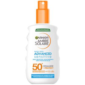 Protetor Solar Spray Ambre Solaire Sensitive Advanced FPS 50+ Protetor Solar Spray Ambre Solaire Sensitive Advanced FPS 50+