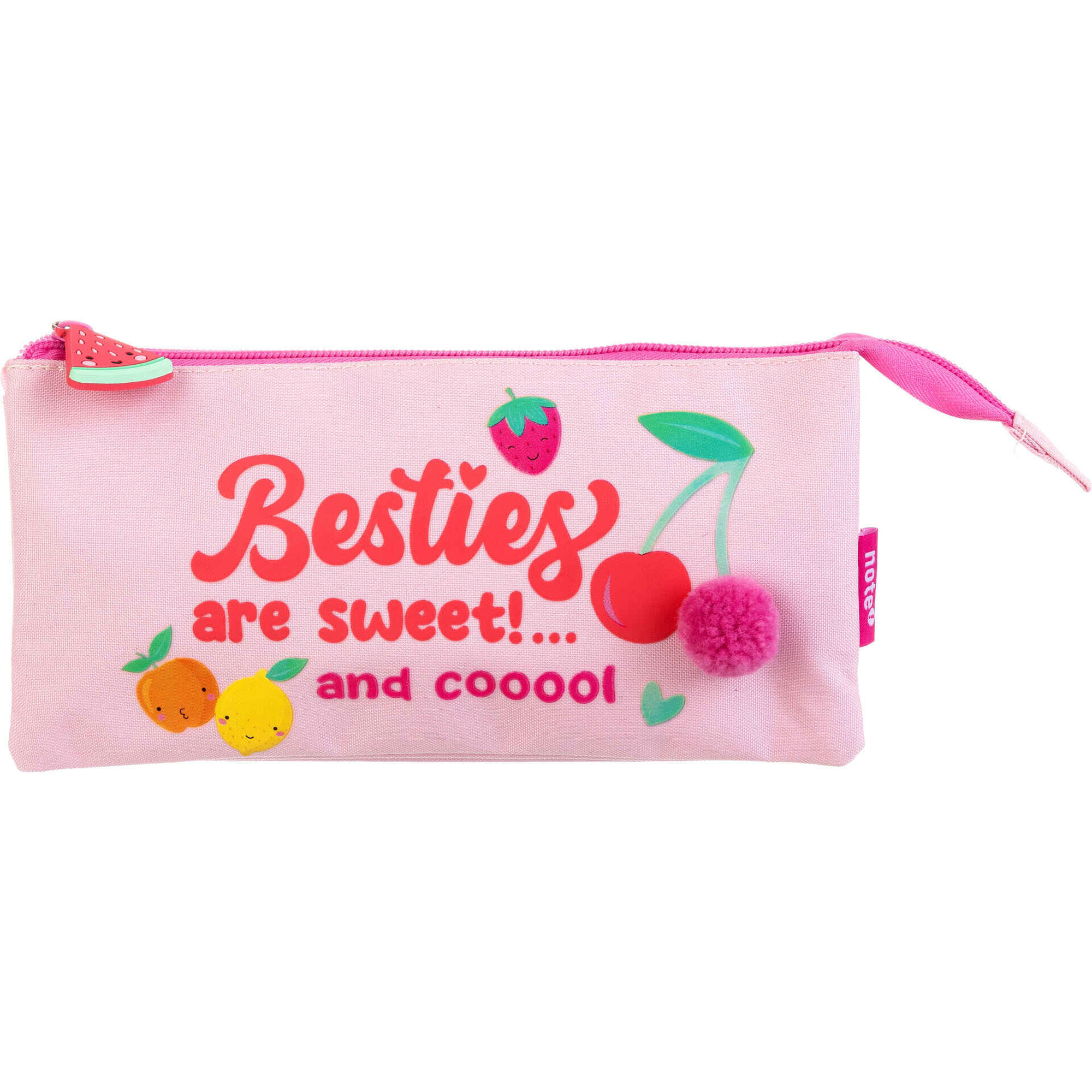 Estojo Triplo Rosa Frutas Note!