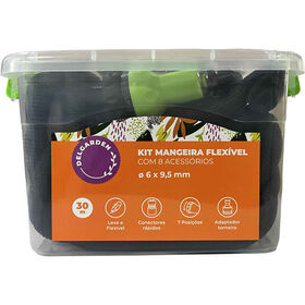 Kit Mangueira Flex&iacute;vel 30m Delgarden
