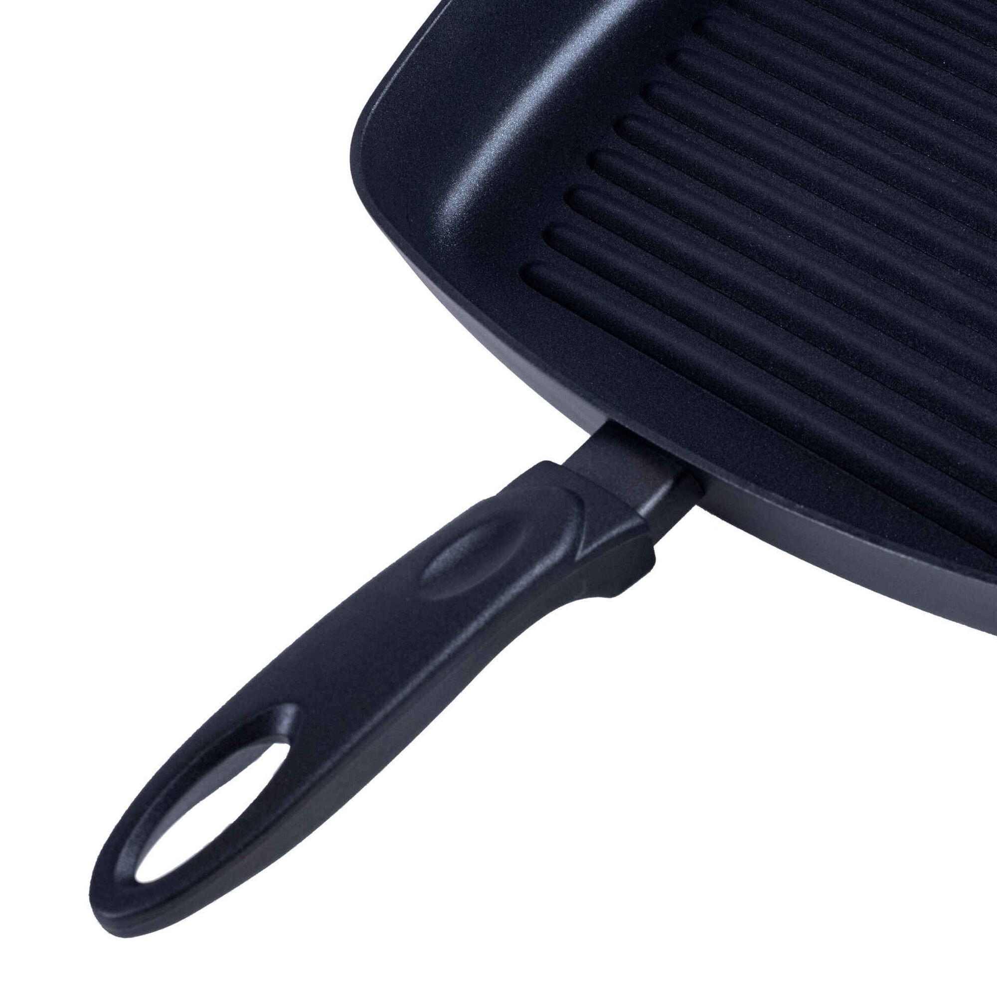 Grelhador Antiaderente Alumínio 28x28cm Leve