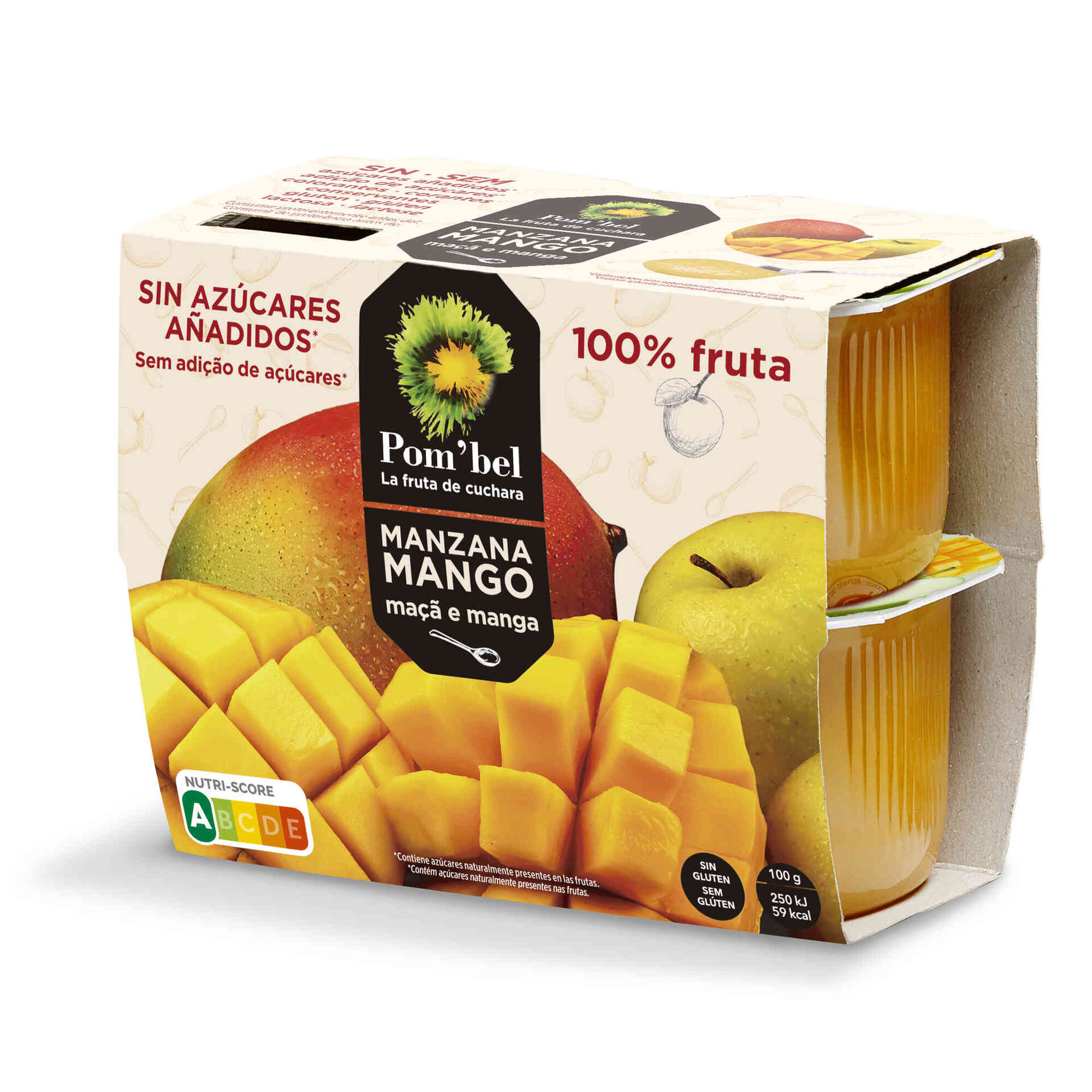 Puré de Maçã e Manga