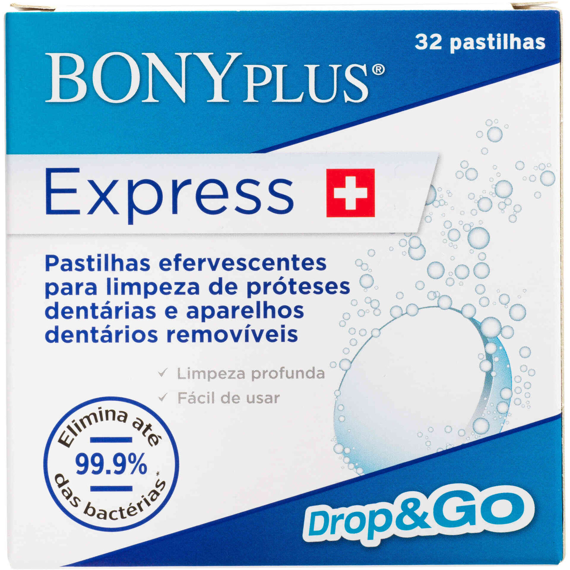 Pastilhas Limpeza de Próteses