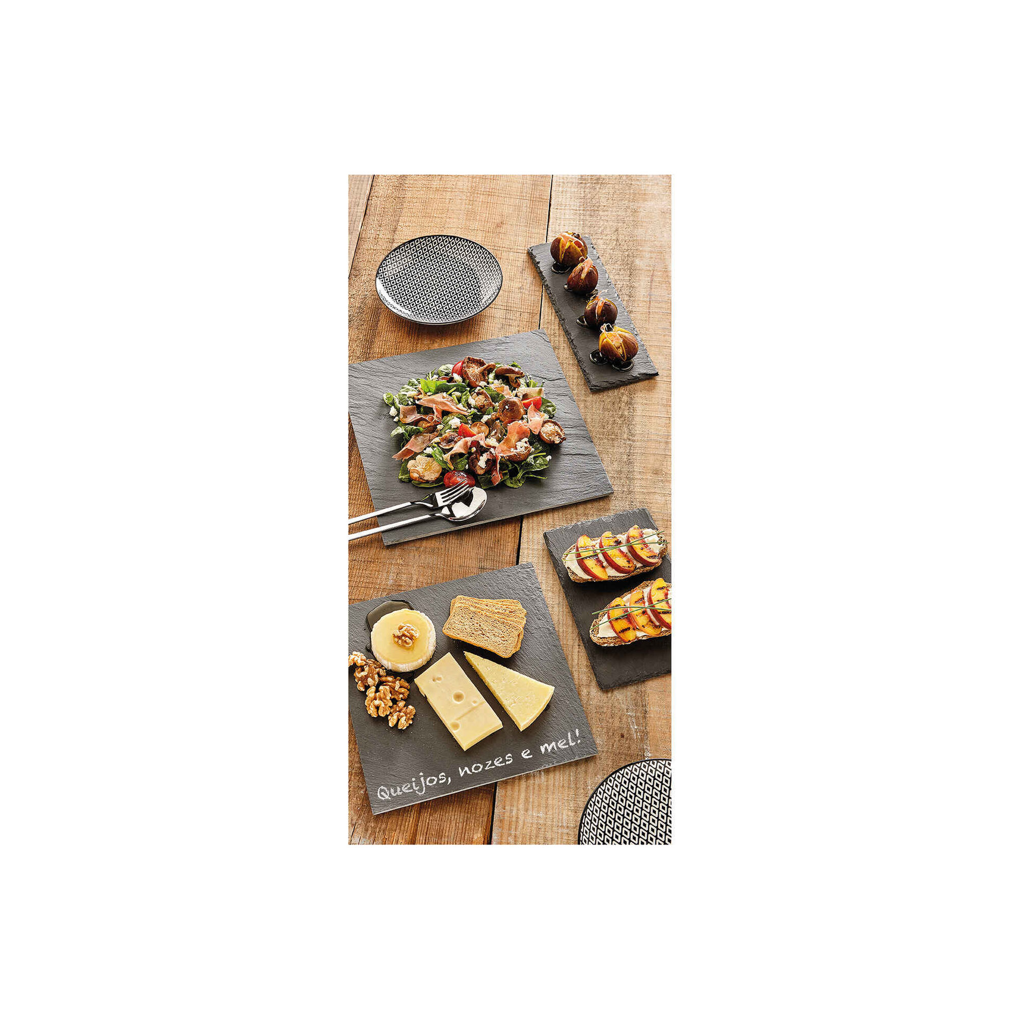 T&aacute;bua Ard&oacute;sia Quadrada Preta Slate