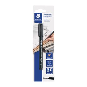 Marcador Permanente Fino de Tinta Preta Staedtler