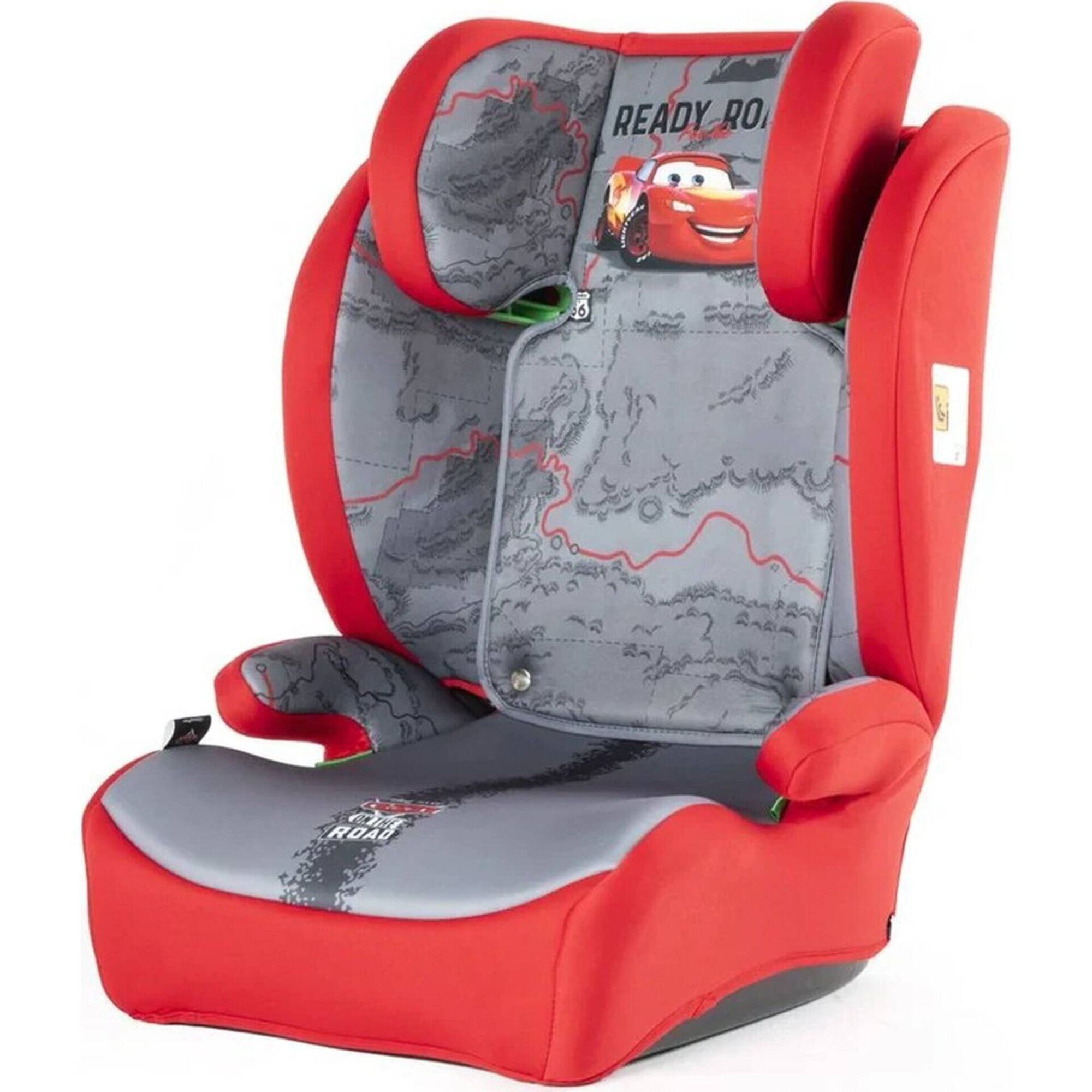Cadeira Auto I-Size 100-150cm Cars Vermelho e Cinza Disney