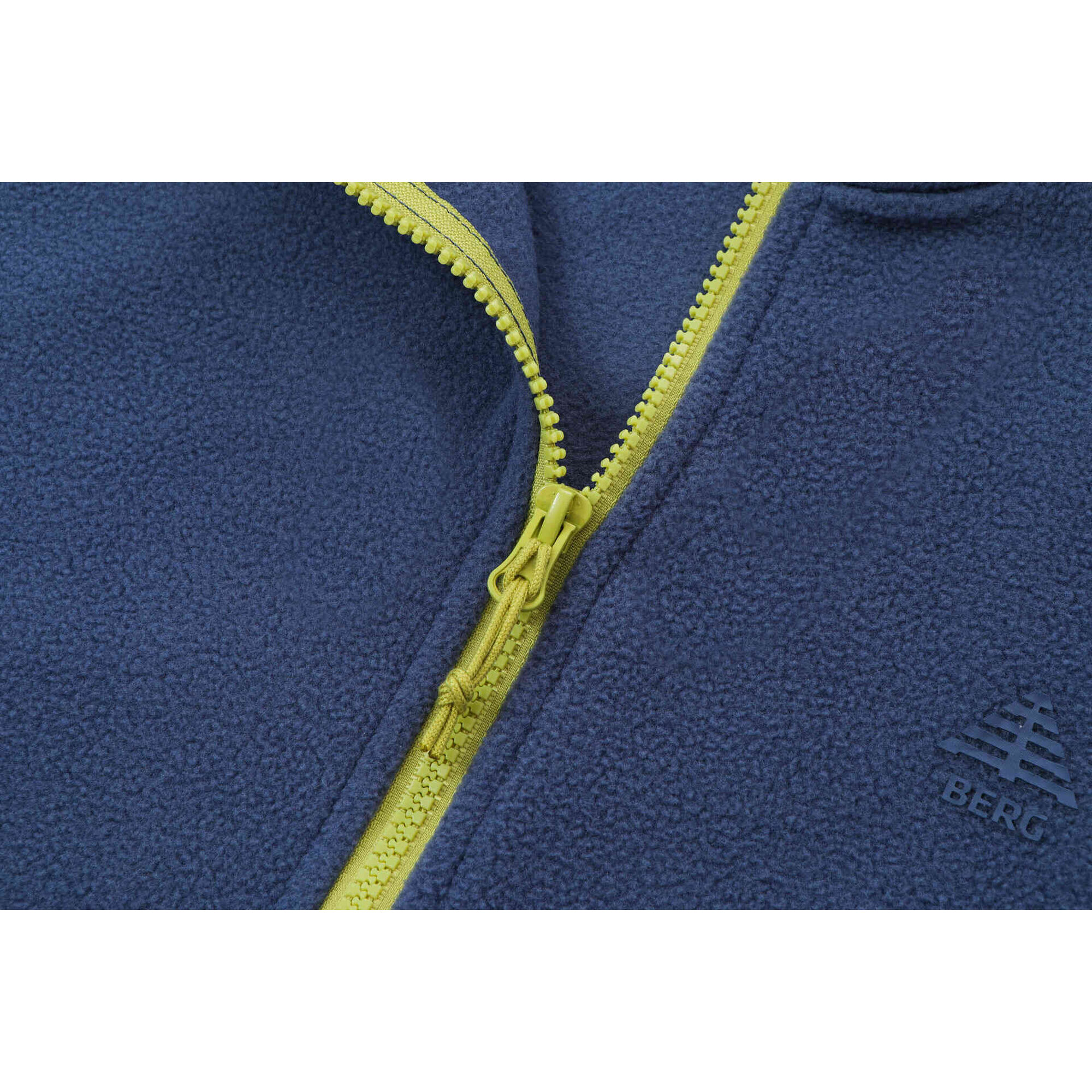 Casaco Polar Homem Azul e Verde