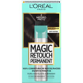 Colora&ccedil;&atilde;o Permanente Preto 2 L'Or&eacute;al Paris Magic Retouch