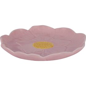 Prato Flor Rosa 19cm Kasa