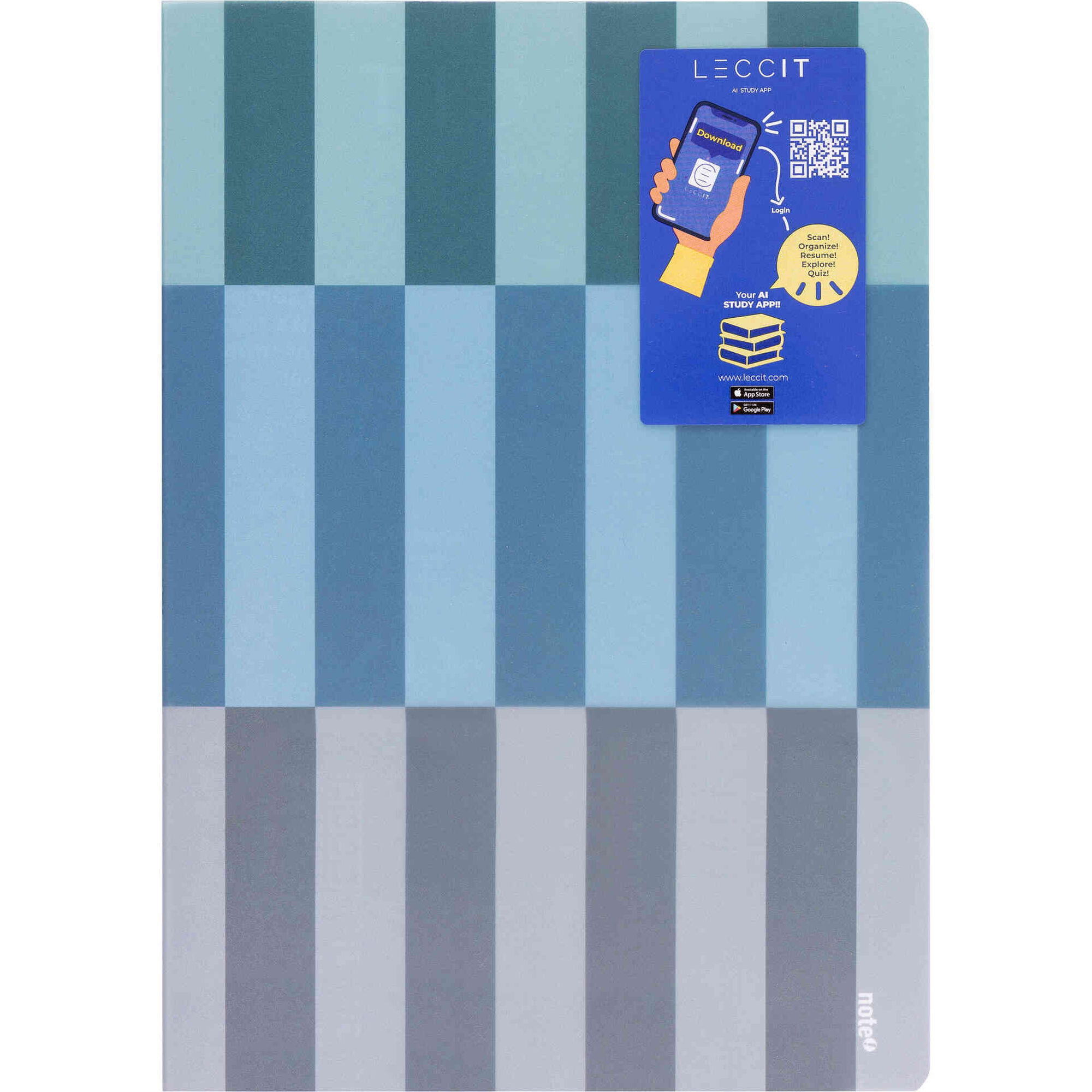 Caderno Note! Agrafado Flex&iacute;vel A4 Quadriculado Dynamic para App Leccit (v&aacute;rias cores)
