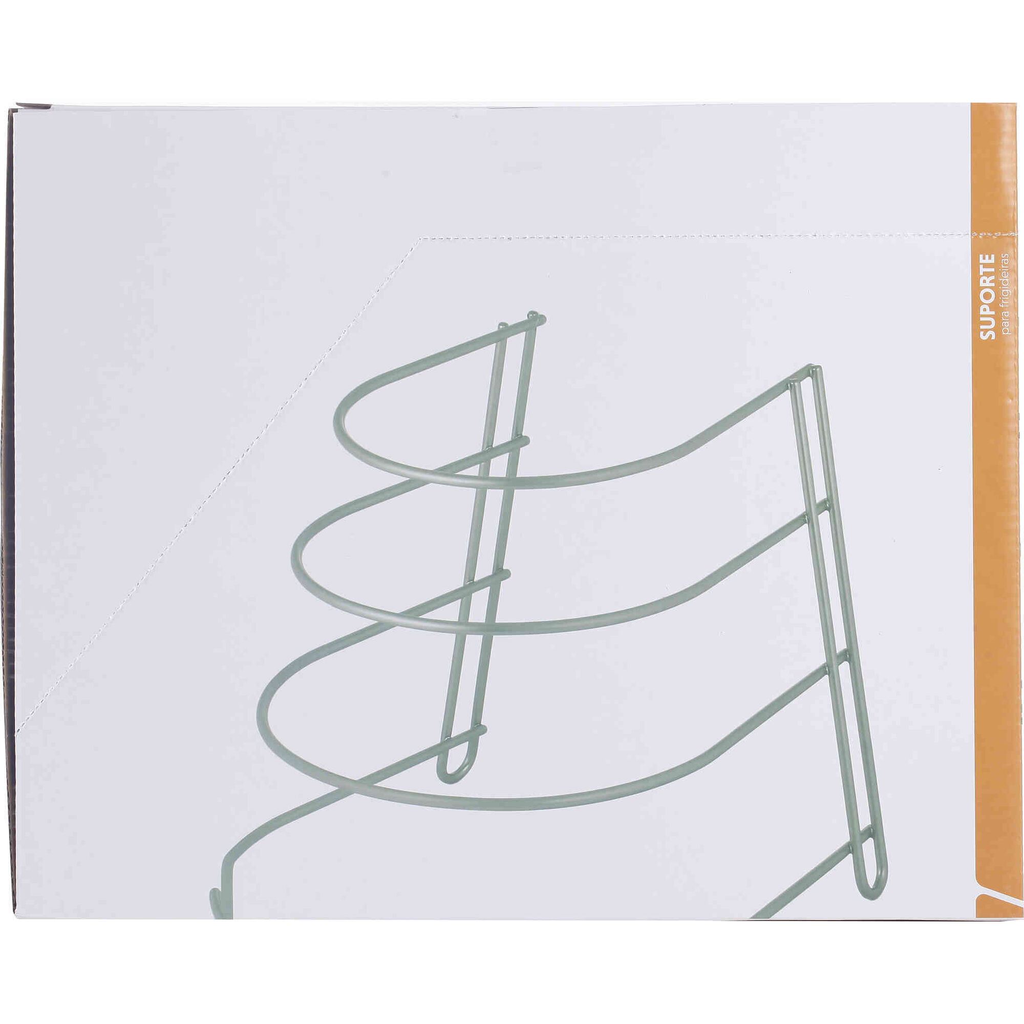 Suporte de Cozinha para 4 Frigideiras Bazar&atilde;o