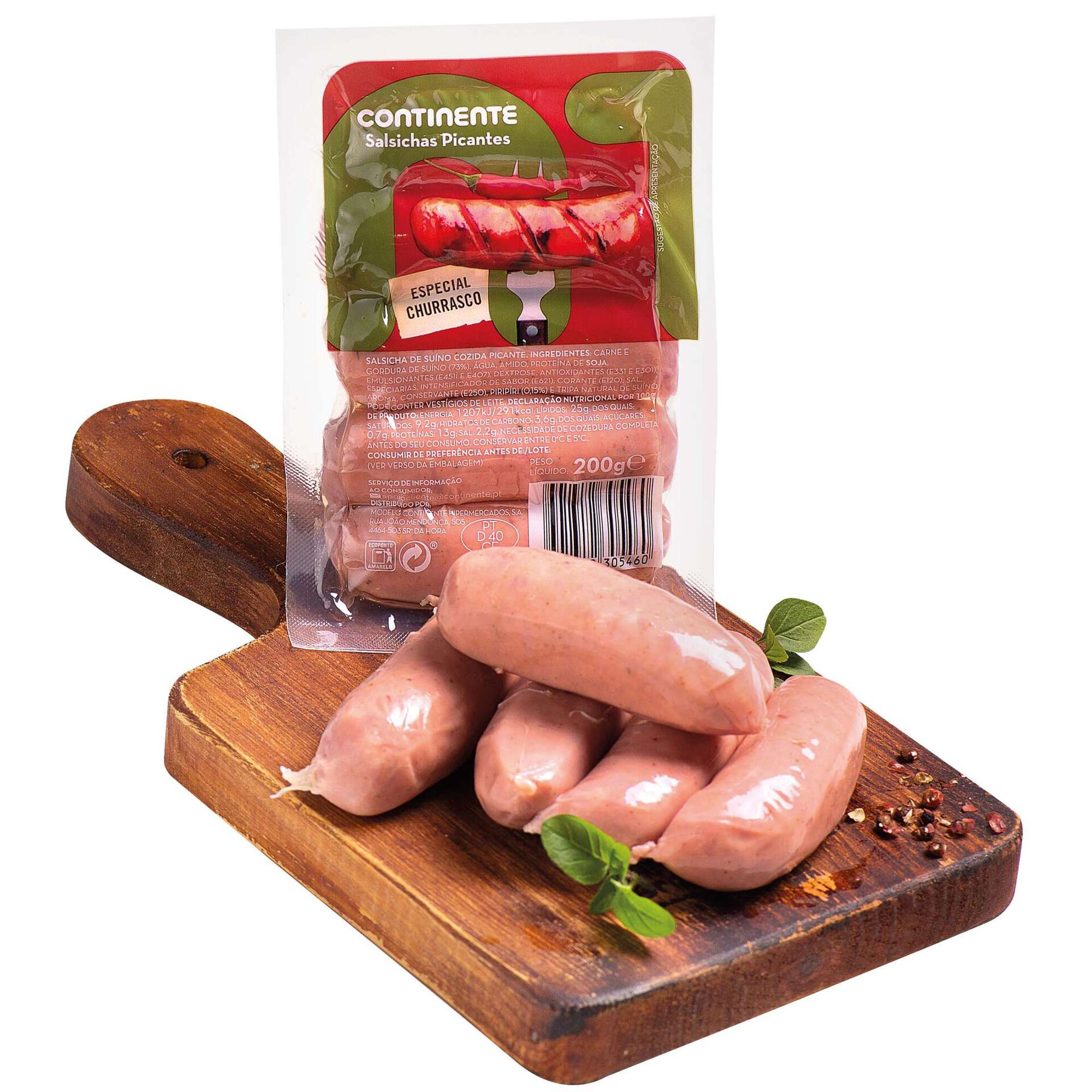 Salsichas de Churrasco Picante Salsichas de Churrasco Picante