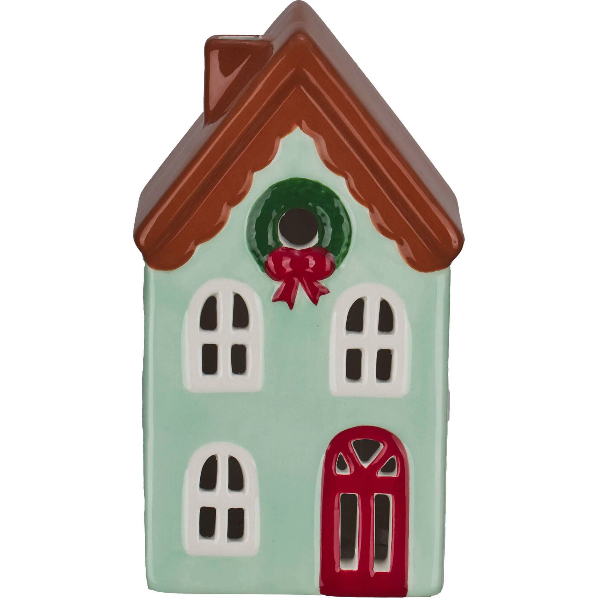 Casinha Decorativa 15cm Verde