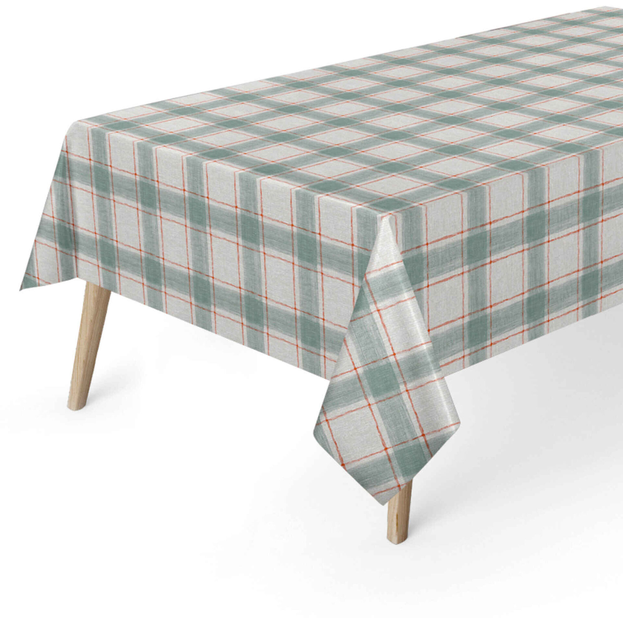 Toalha Mesa PVC Xadrez Verde Kasa