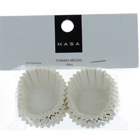 Formas Papel Frisado M&eacute;dias Brancas Kasa