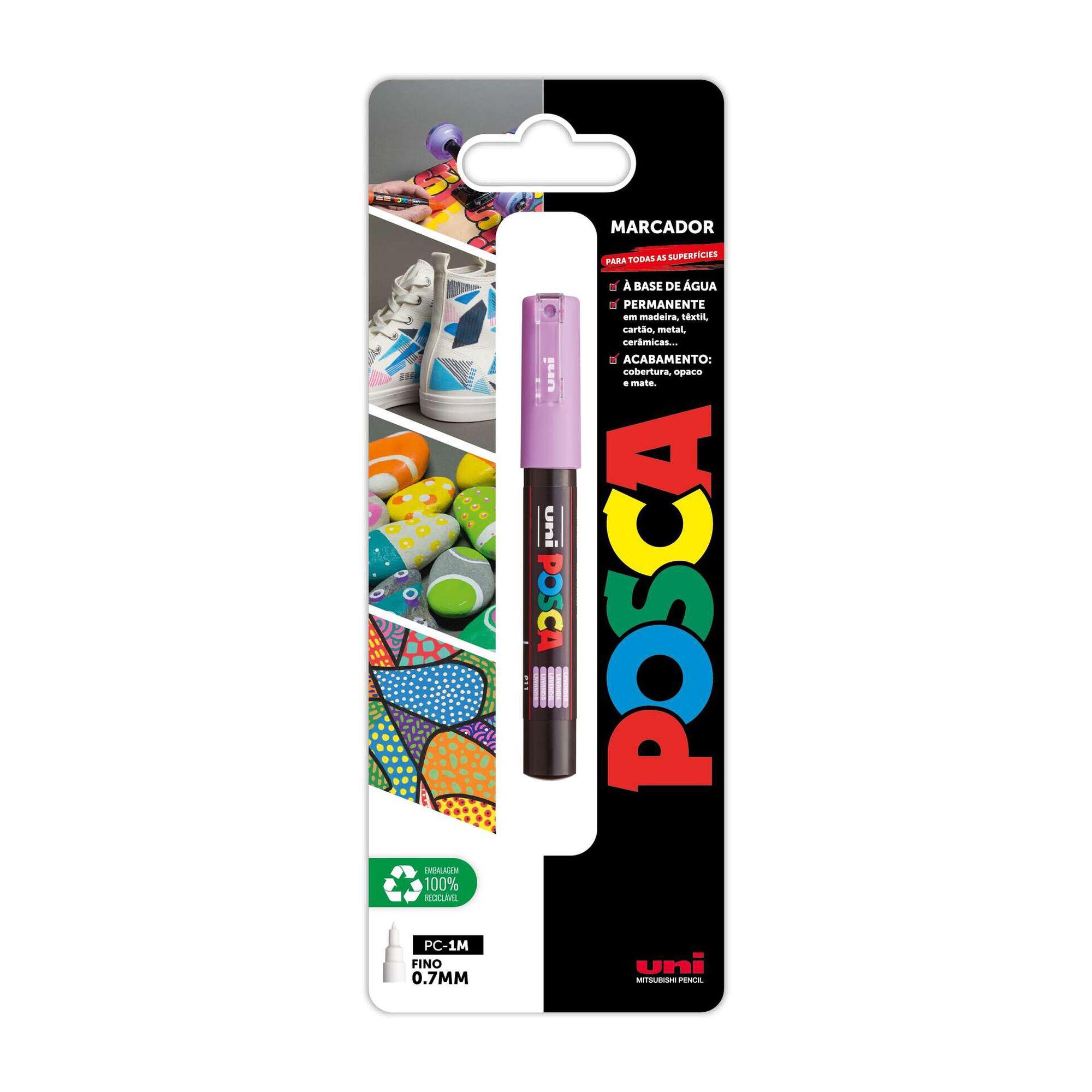 Marcador Permanente Posca PC-1M (várias cores)