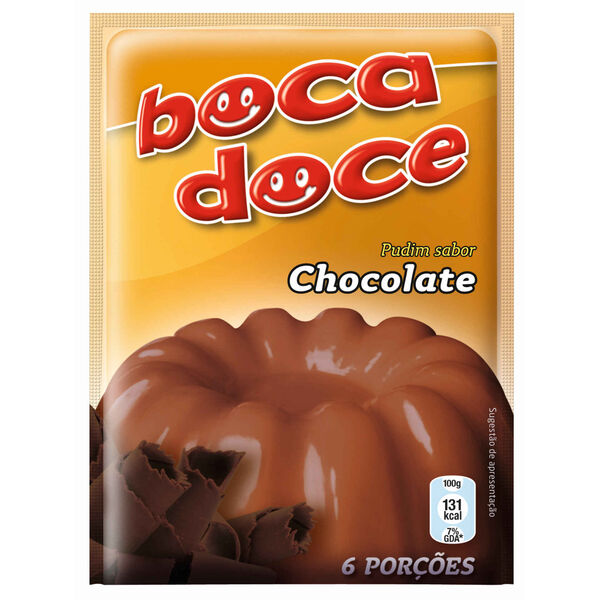 Preparado para Pudim de Chocolate Boca Doce