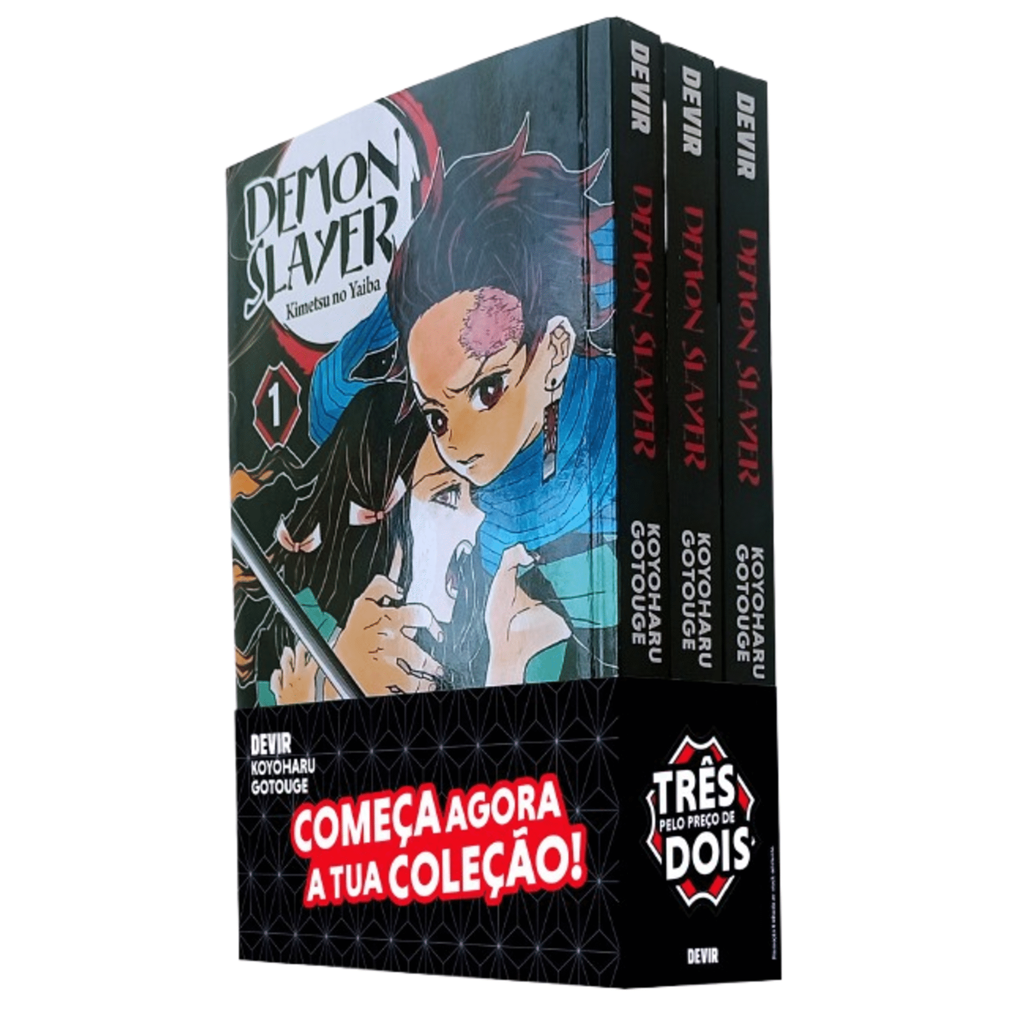 Pack Demon Slayer (1+2+3) de Koyoharu Gotouge