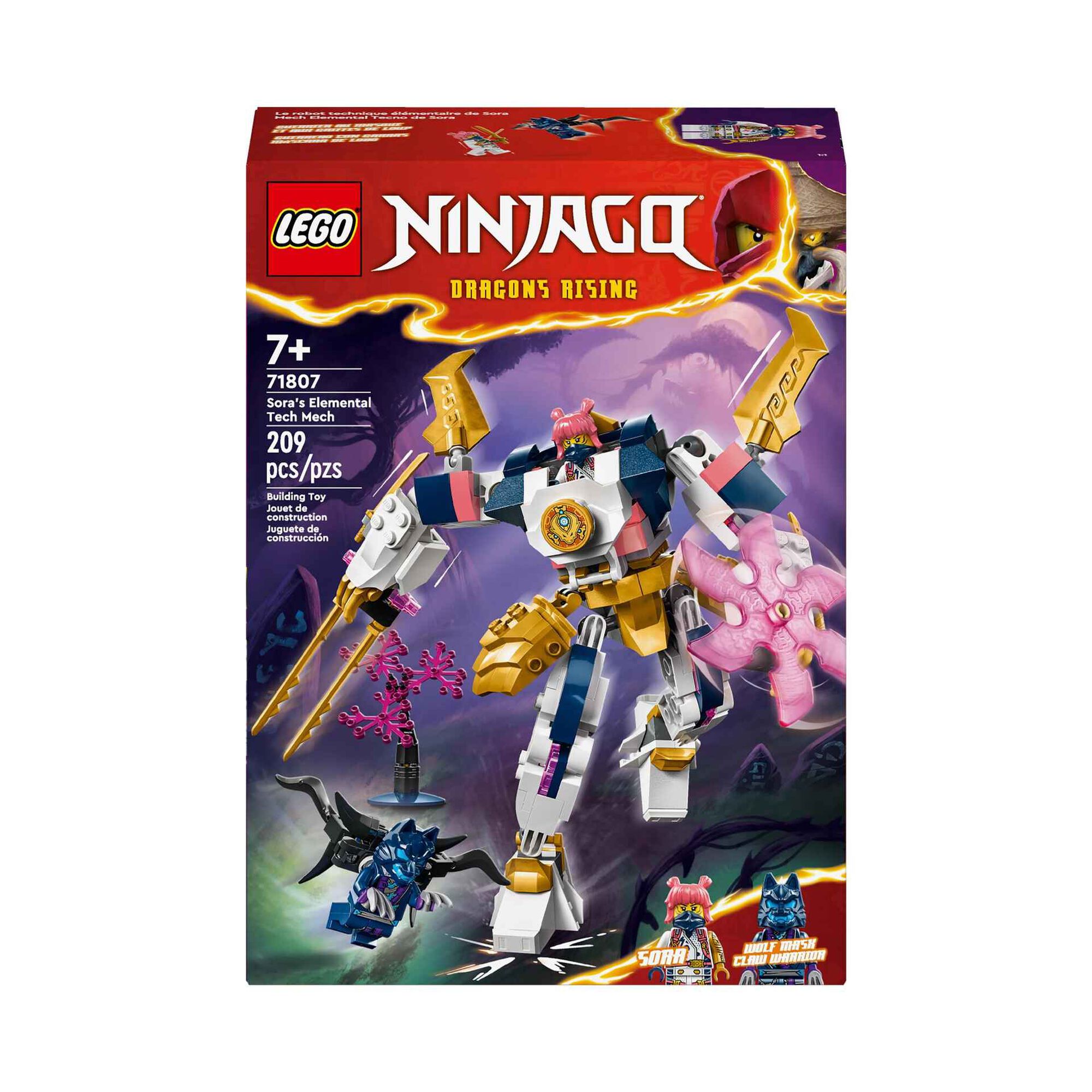 LEGO Ninjago - Rob&ocirc; Tecnol&oacute;gico Elemental da Sora - 71807