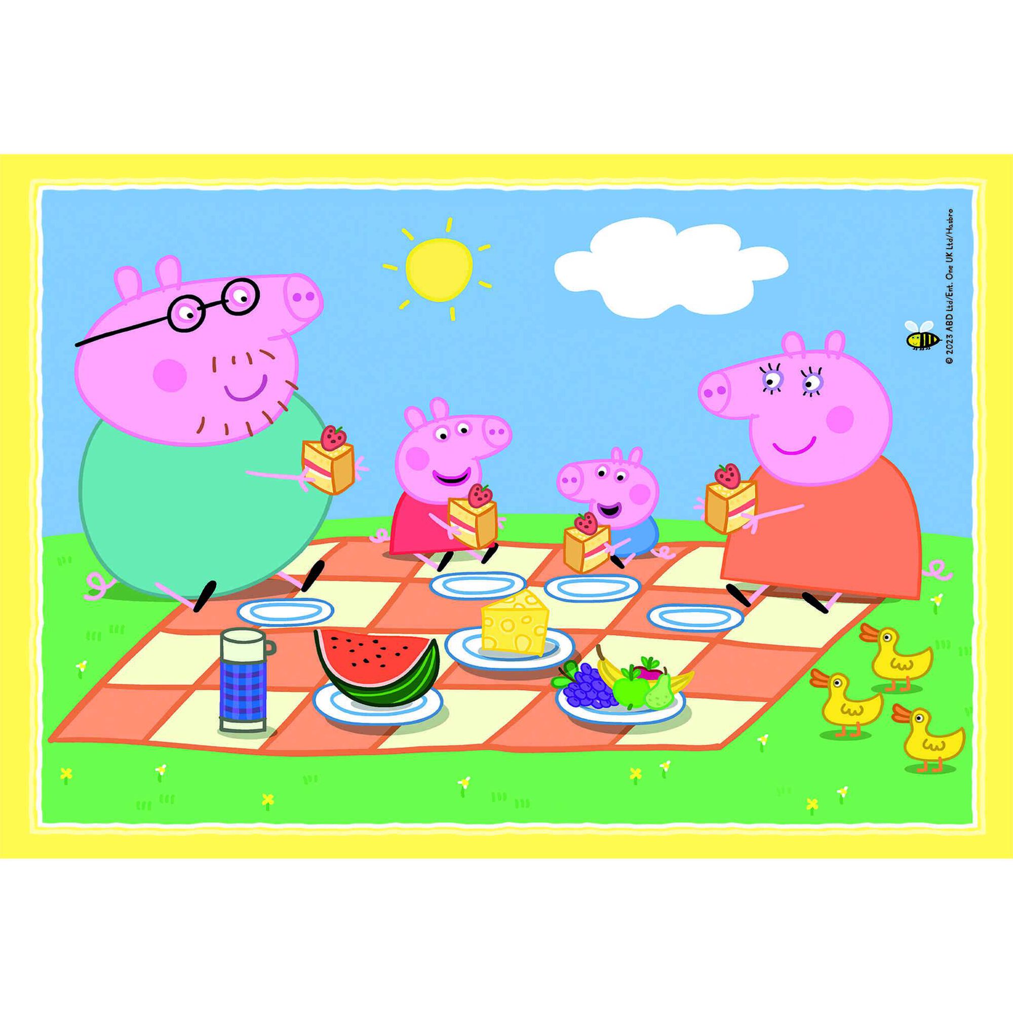 Puzzle 4 em 1 Peppa Pig
