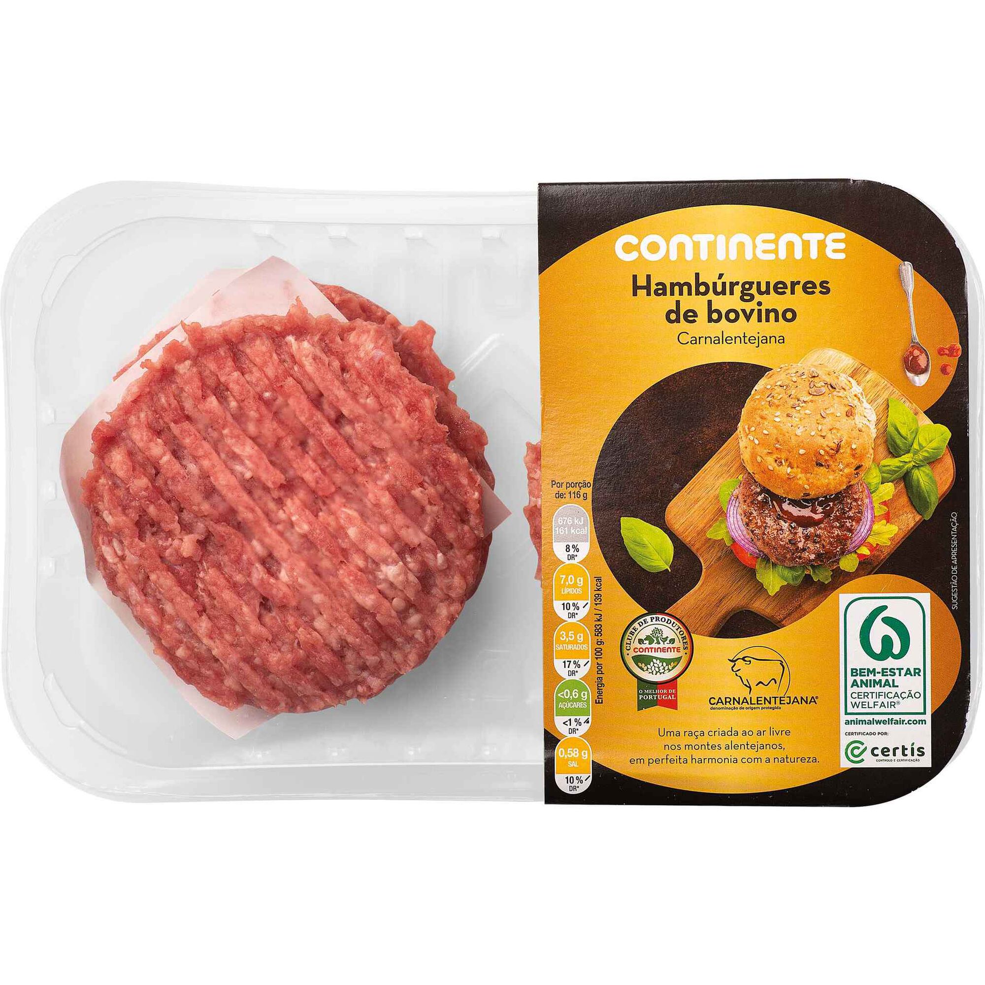 Hambúrguer de Bovino Carnalentejana DOP