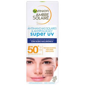 Creme de Rosto Ambre Solaire Antimanchas e Antipoluição FPS 50+