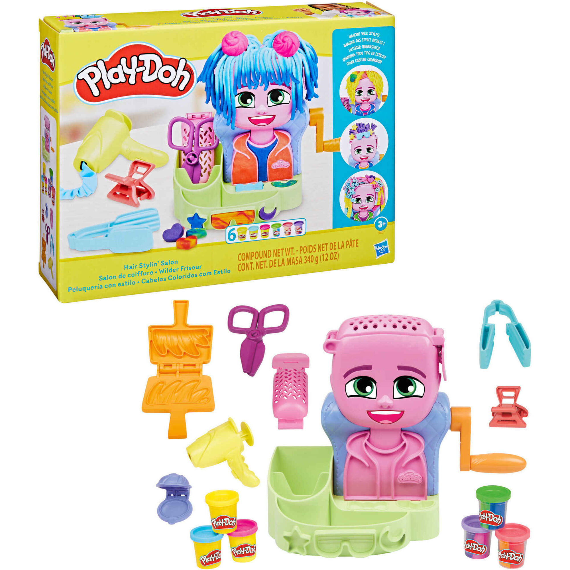 Play-Doh - Cabelos Coloridos com Estilo