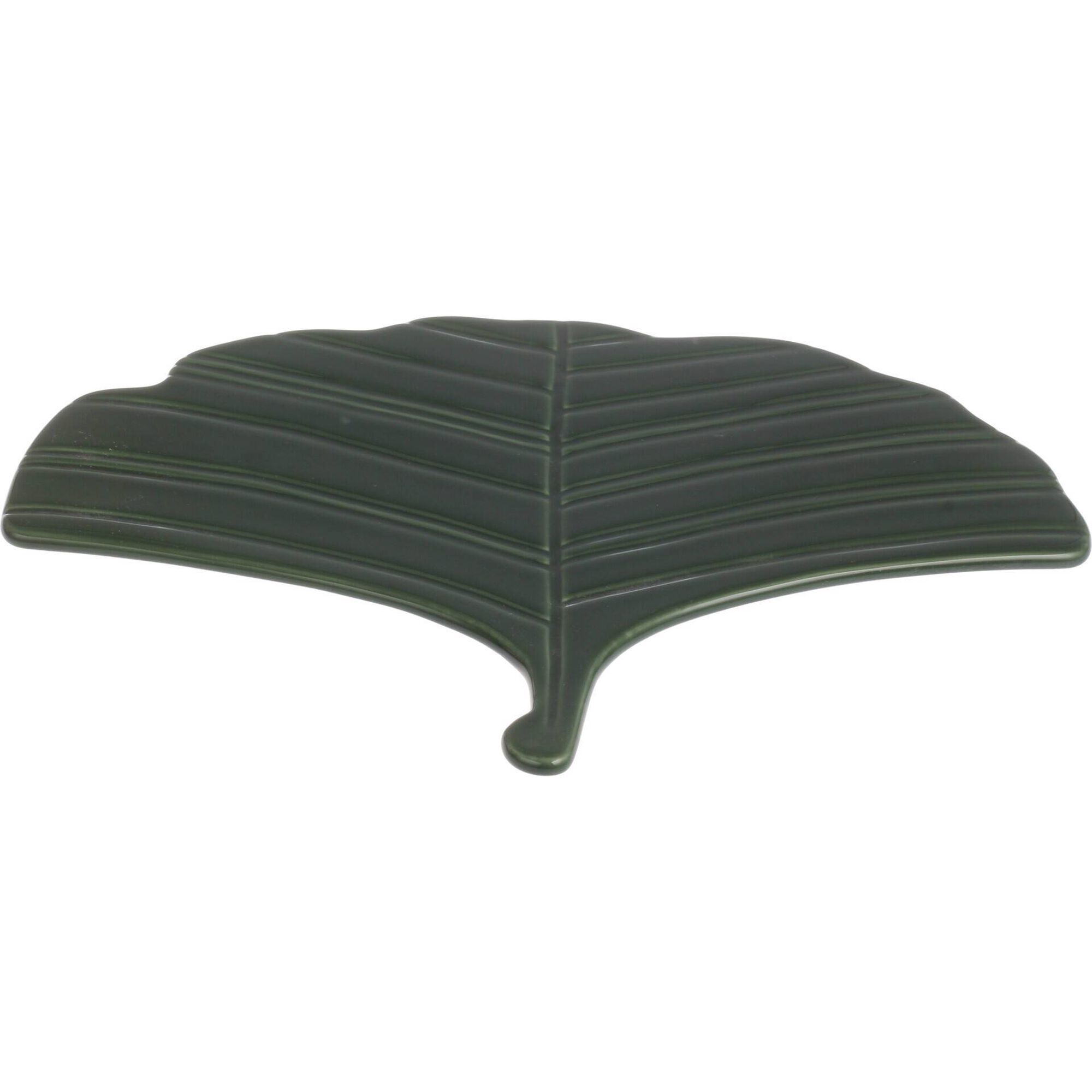 Prato Nenufar 26,4x20cm Verde Escuro Kasa