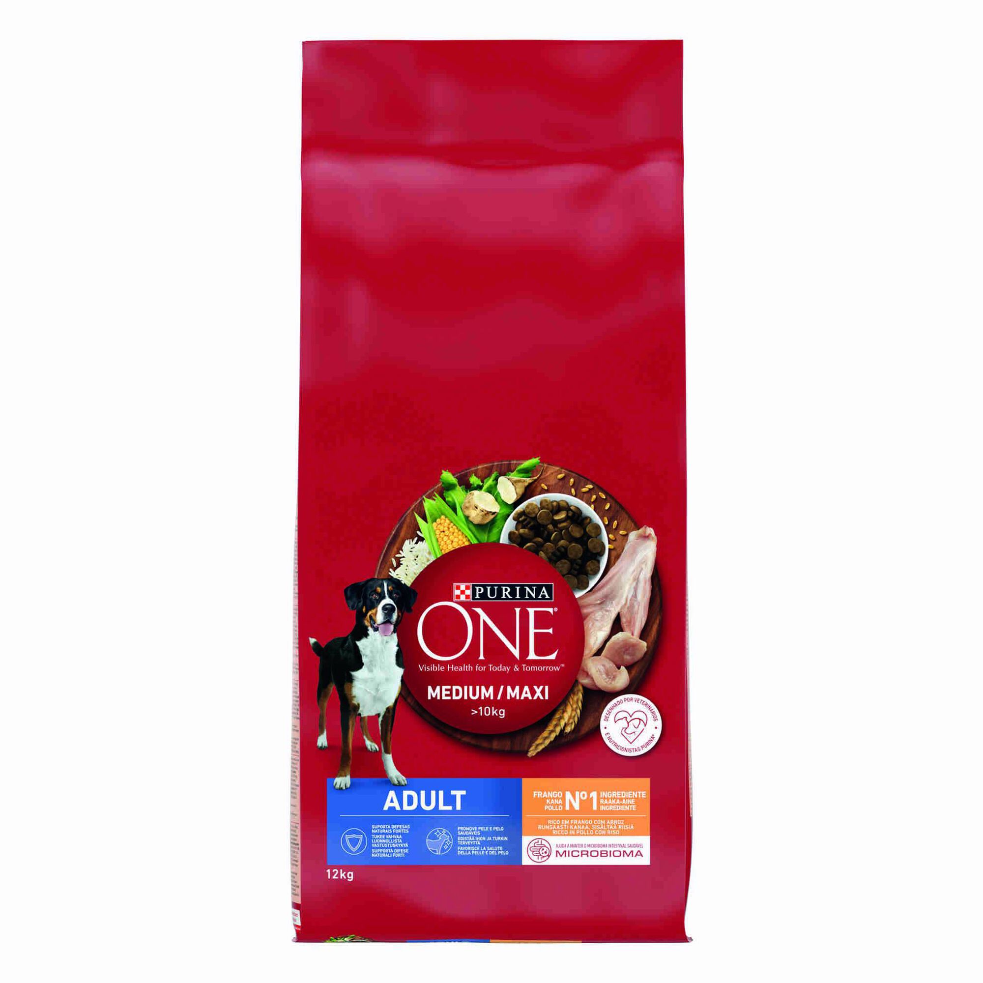 Ra&ccedil;&atilde;o para C&atilde;o Adulto M&eacute;dio e Maxi Frango Purina One