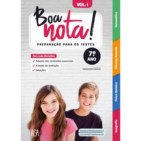 Boa Nota! Preparação para os Testes - 7º Ano (volume 1)