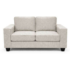 Sof&aacute; 2 Lugares 148x87x88cm Leipzig Cinza Kasa