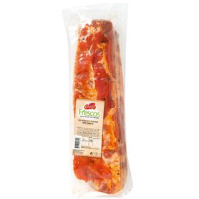 Tiras de Entrecosto de Porco com Marinada Barbecue