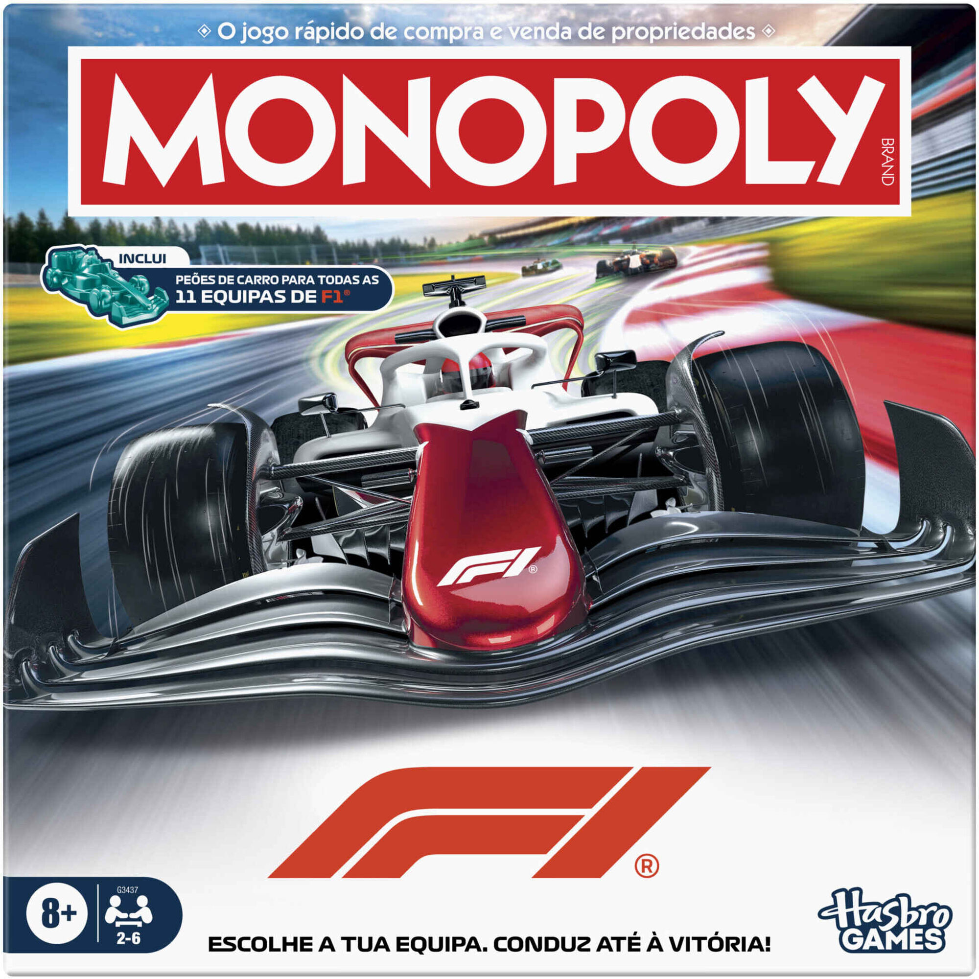 Monopoly - Jogo de Tabuleiro Monop&oacute;lio F&oacute;rmula 1