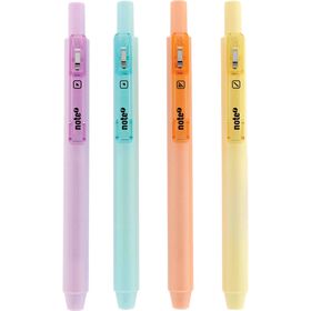 Conjunto 4 Sublinhadores Retrat&eacute;is de Tinta Pastel Note!