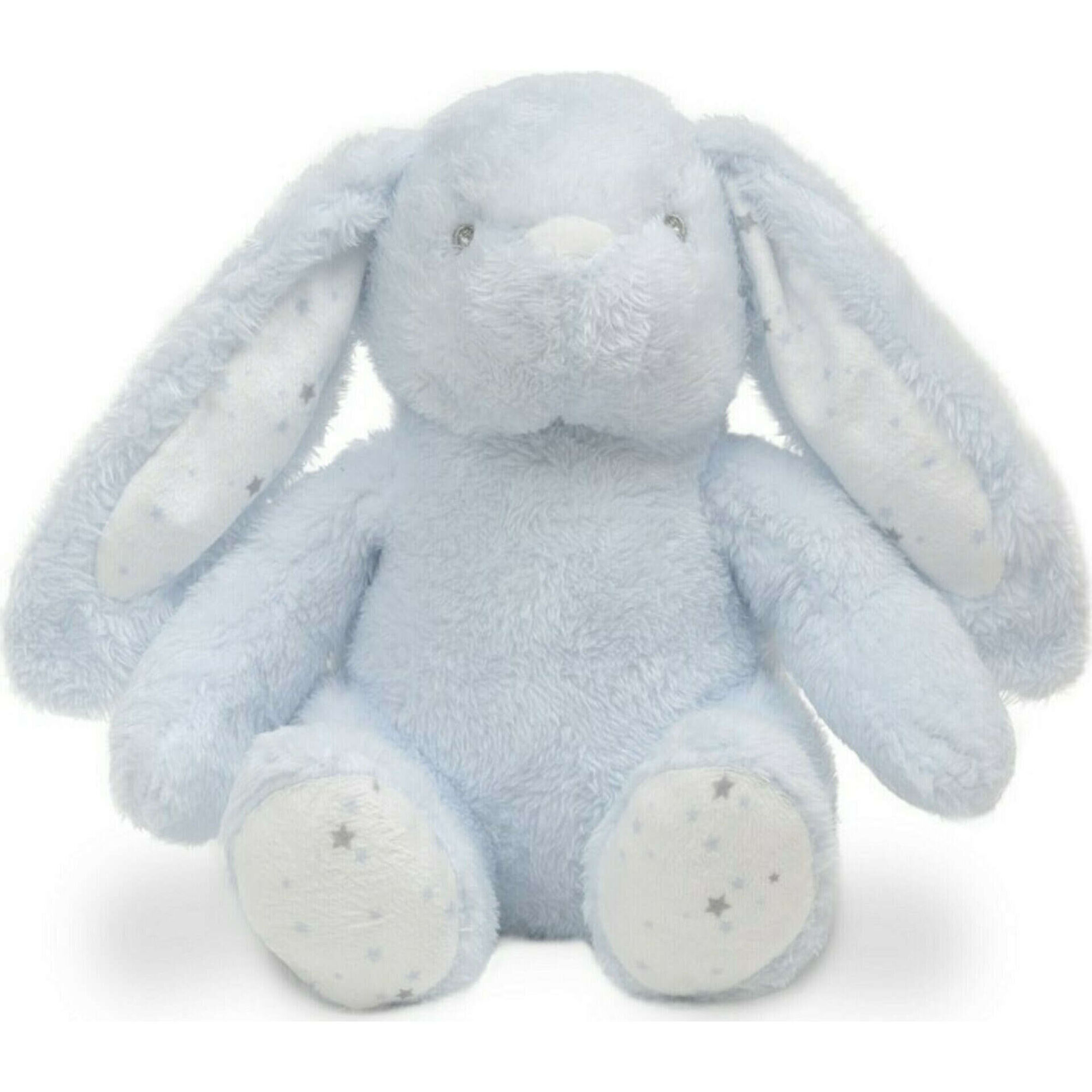 Conjunto Manta Estrelas e Peluche Coelho Azul Interbaby
