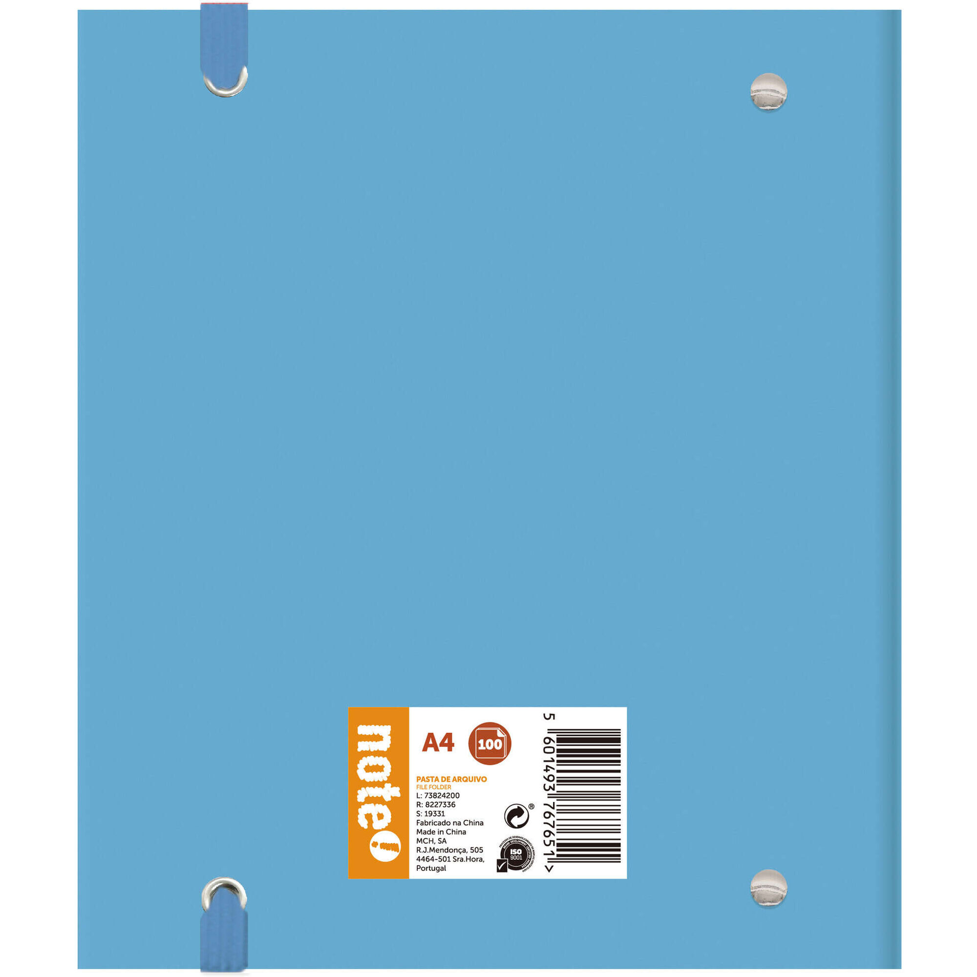 Pasta de Arquivo A4 com Recarga 100 Folhas Colors (várias cores)