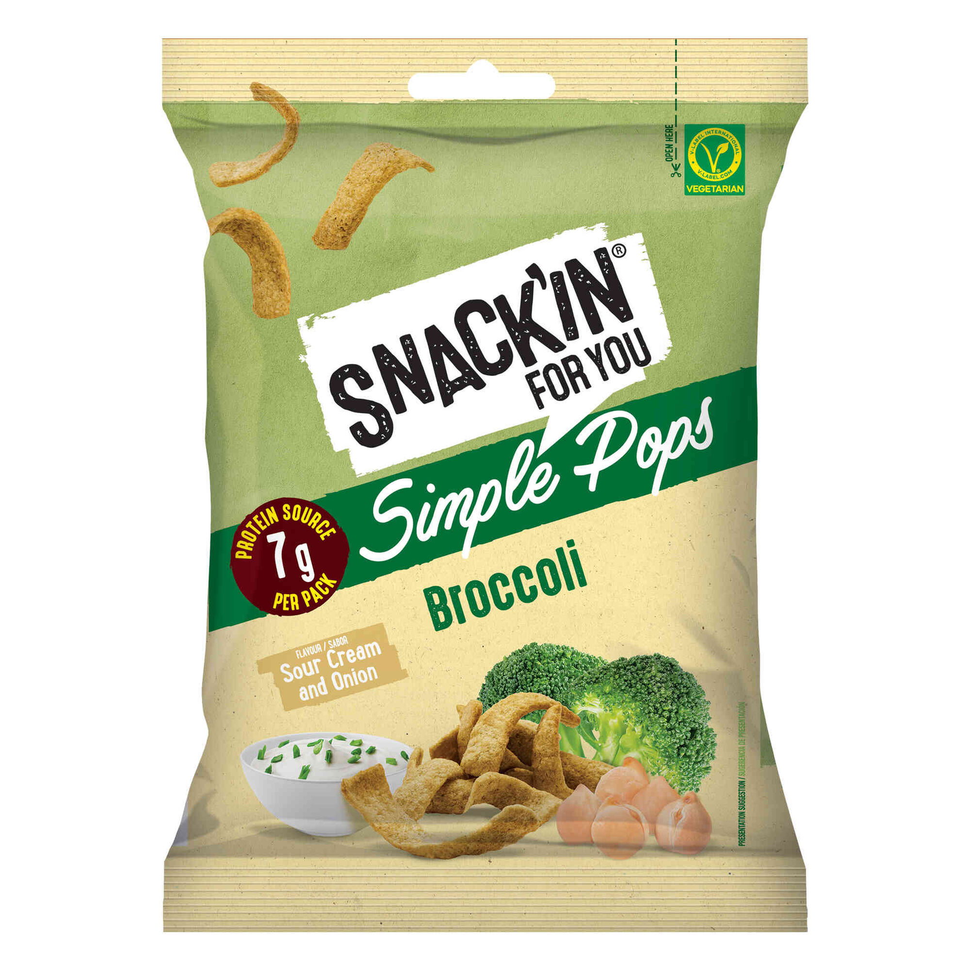 Snacks Simple Pops de Grão e Brócolos