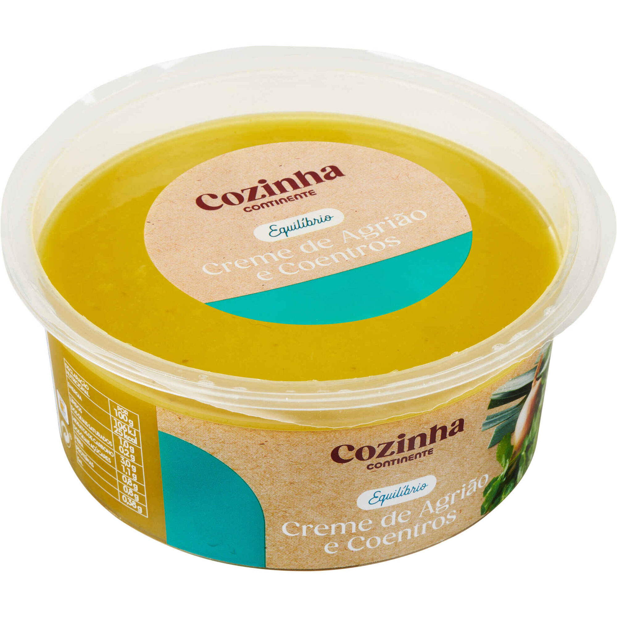 Sopa de Agri&atilde;o e Coentros Cozinha Continente Equil&iacute;brio