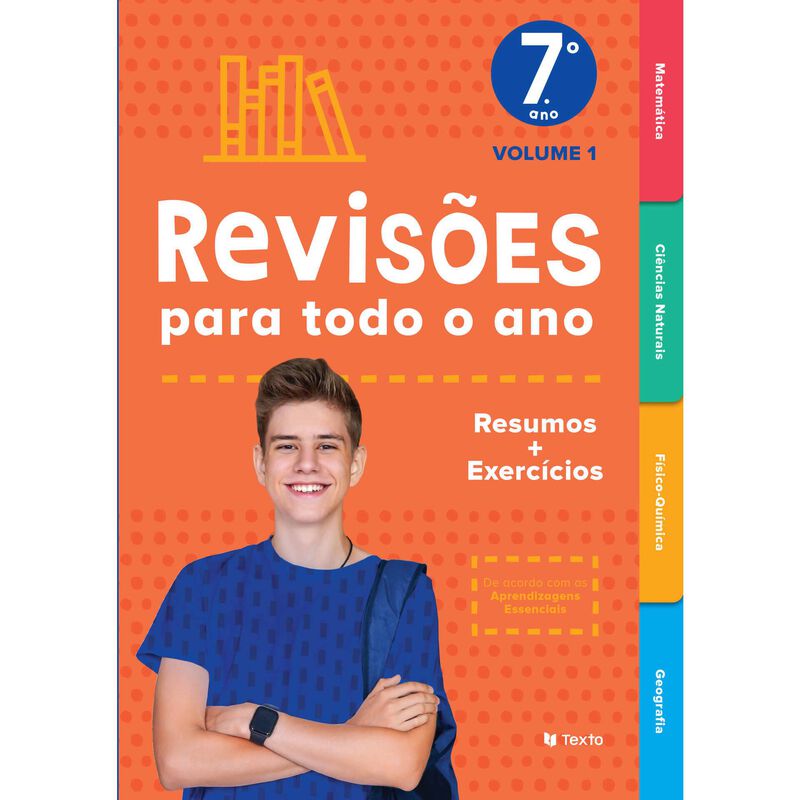 Revisões para Todo o Ano - 7.º Ano - Volume 1 de Texto Editora