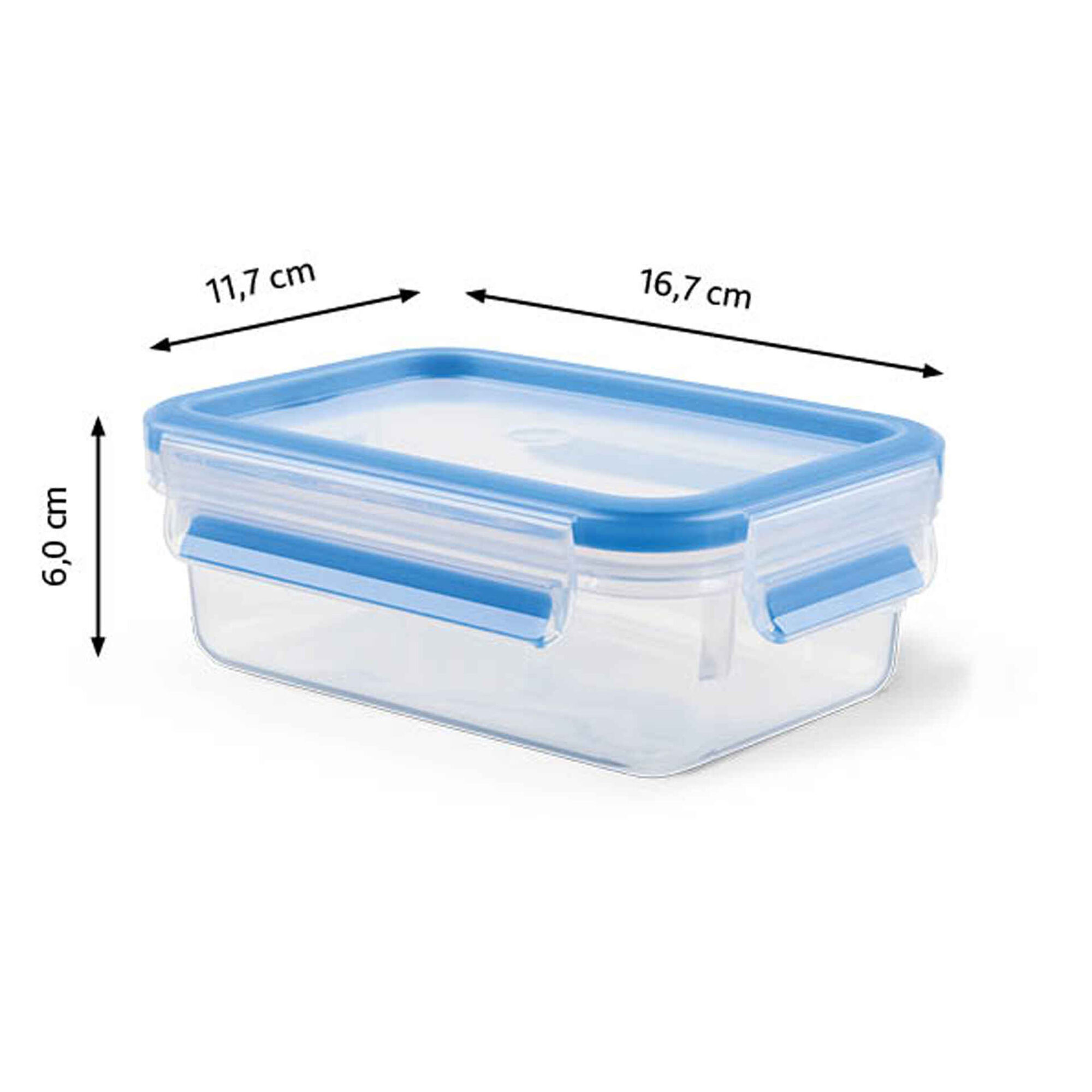 Caixa Hermética Retangular Plástico Emsa